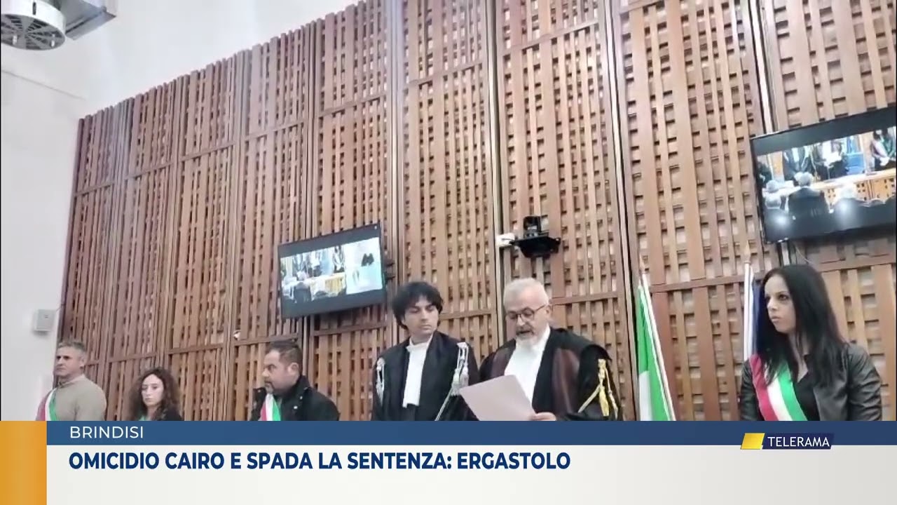 Duplice omicidio Cairo e Spada, la sentenza: ergastolo