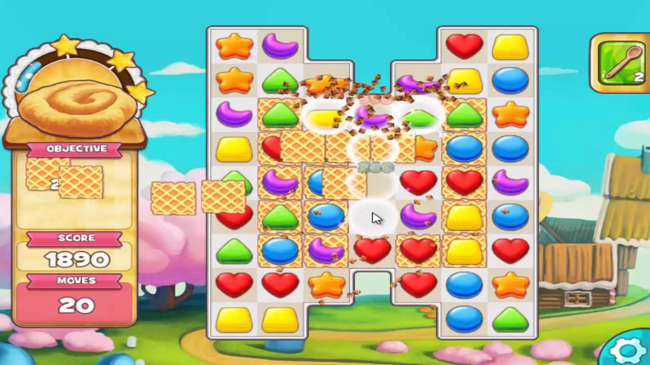Cookie Jam Levels 6  - 10