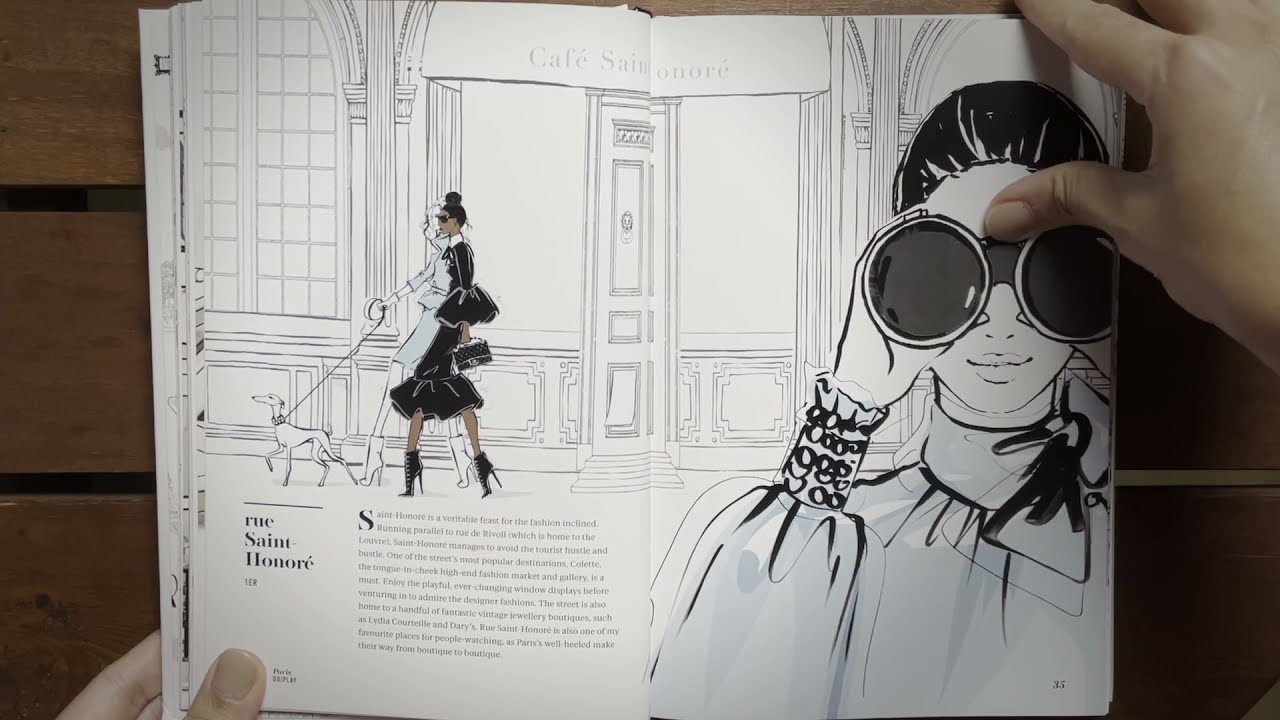 Paris Through A Fashion Eye by Megan Hess (Coffee Table Book Flip-thru)