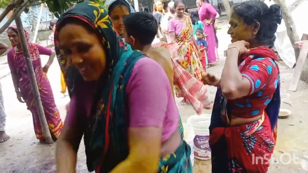গ্রাম্যভাবে সুন্নতে খাৎনা দেয়ার পরে সাত দিনের হলুদ ও গোসল।। @taniaappi
