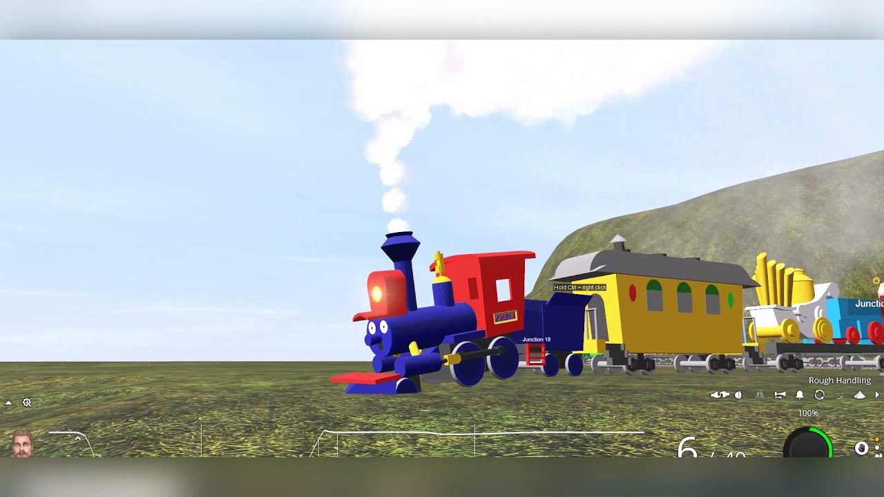 CASEY JR AND THE CIRCUS FREIGHT CARS - CASEY JR VS GHOST TRAIN - TRAINZ RAILROAD SIMULATOR
