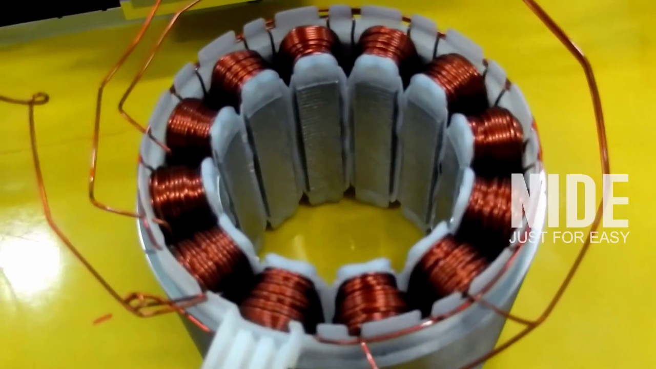 Automatic BLDC motor stator needle winding machine- How is the inslot stator winding working