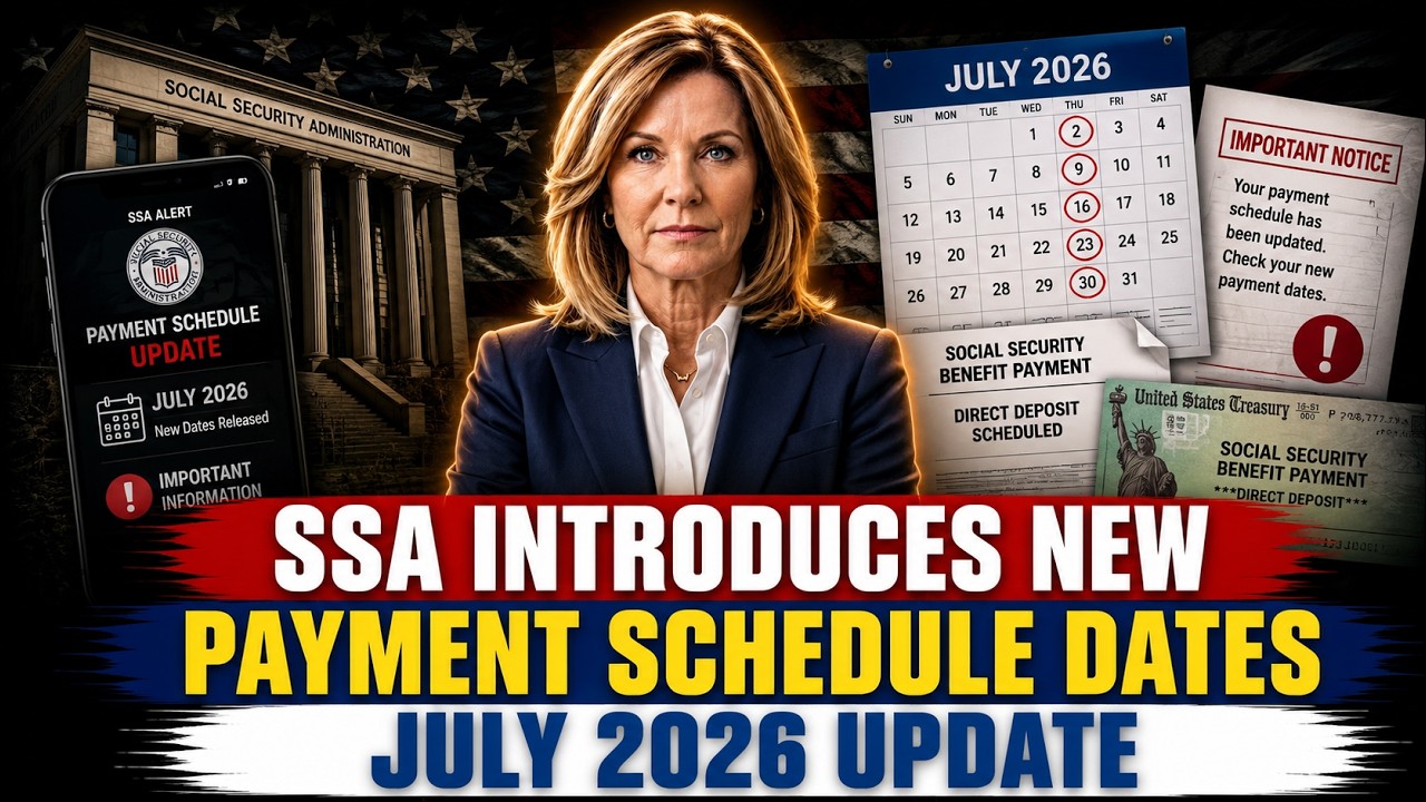 SSA Introduces NEW Payment Schedule Dates | July 2026 Update