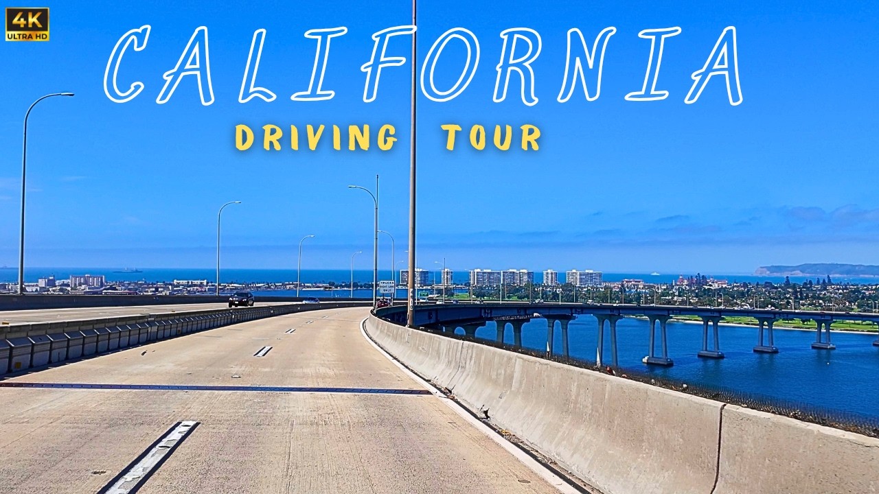 This California Drive Will Surprise You! San Diego Airport to Coronado | 4K