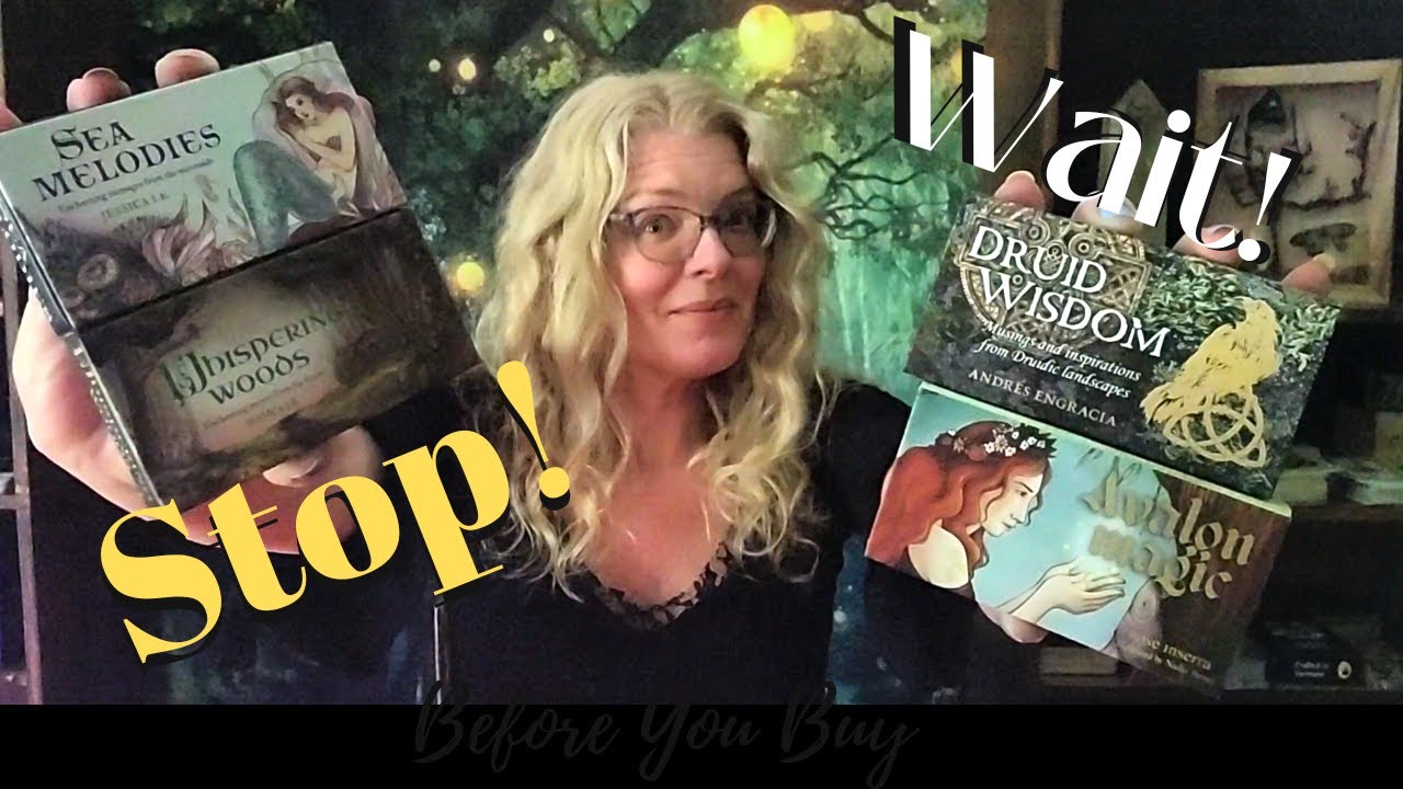 BEFORE YOU BUY! Mini Oracle Decks Comparison Avalon Magic, Druid Wisdom, Sea Melodies, Whispering Wo