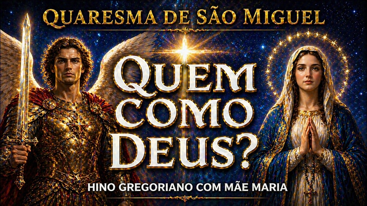 Quaresma de São Miguel Arcanjo | Quem Como Deus – Hino Gregoriano com Mãe Maria