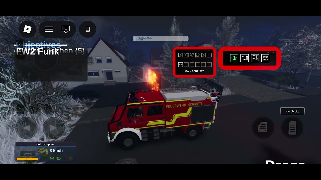 Feuerwehr schrietz gameplay #roblox #gameplay 