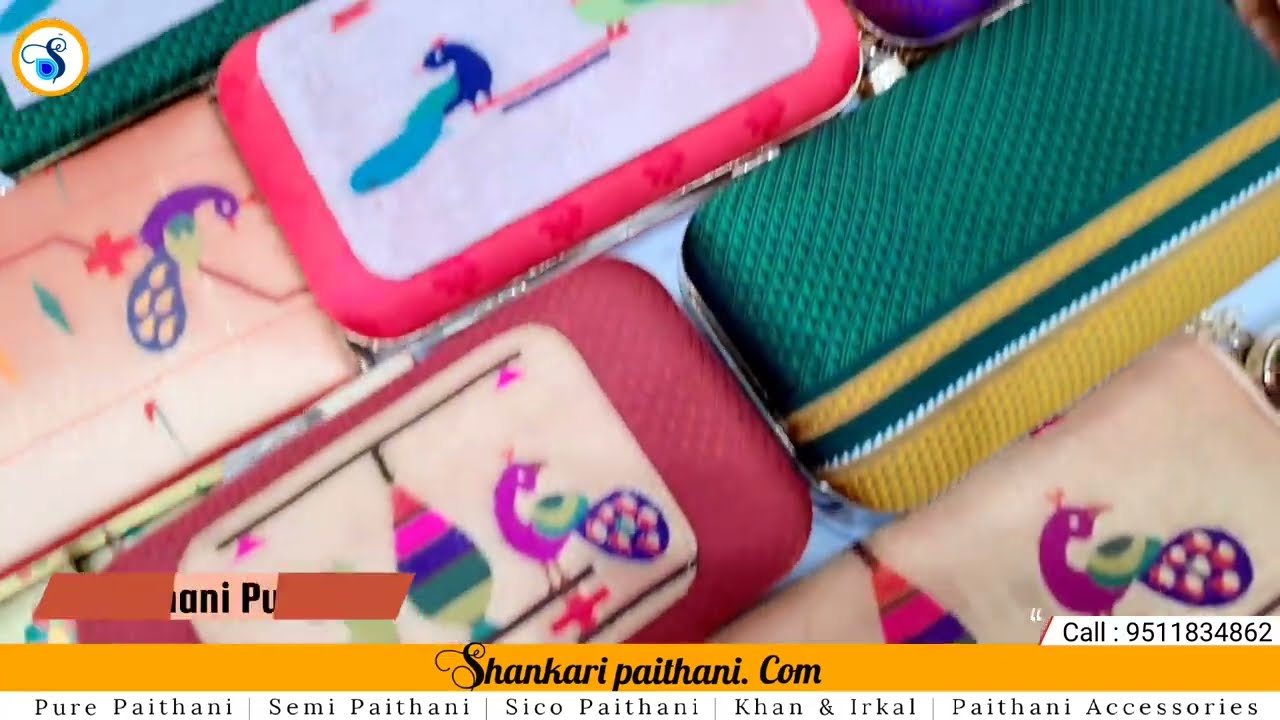 Paithani Purse and Clutches | Shankari Paithani