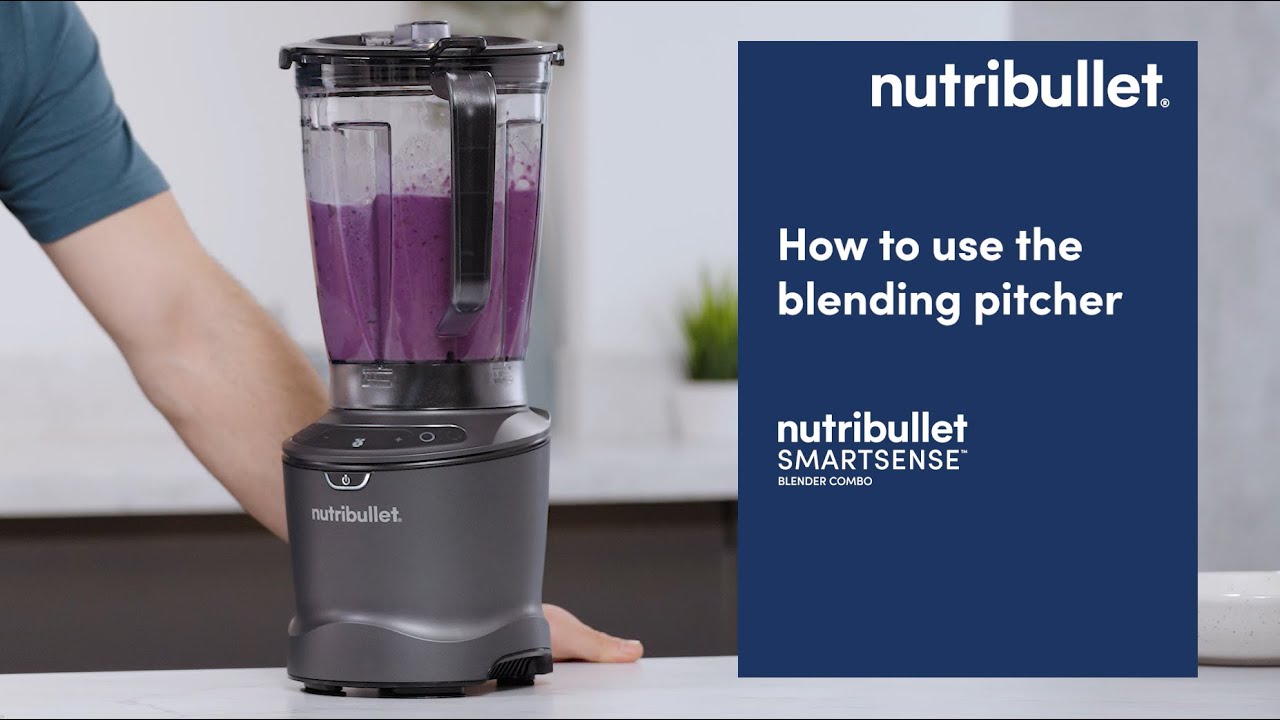 SmartSense Blender Combo | How to use the blending pitcher