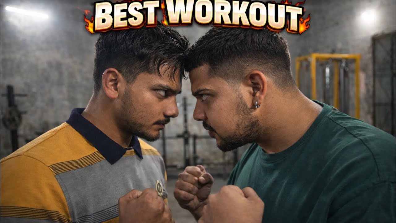 Purani Gym Mein Purane/Gym Partner Ke Saath Workout💪🏋️