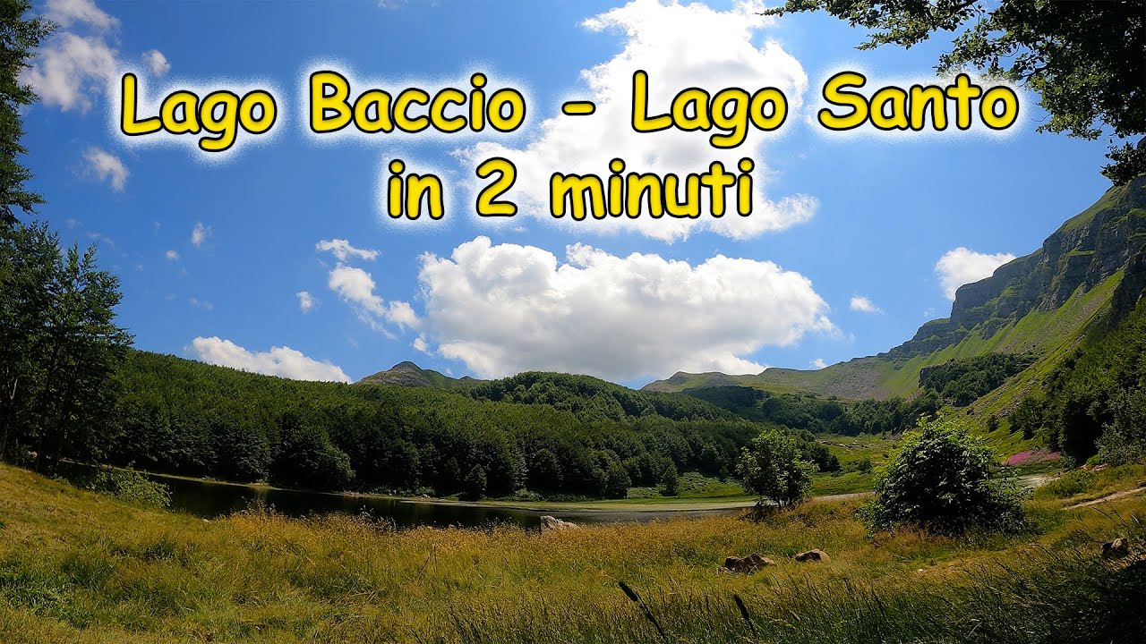 Lago Baccio e Lago Santo Modenese in 2 Min