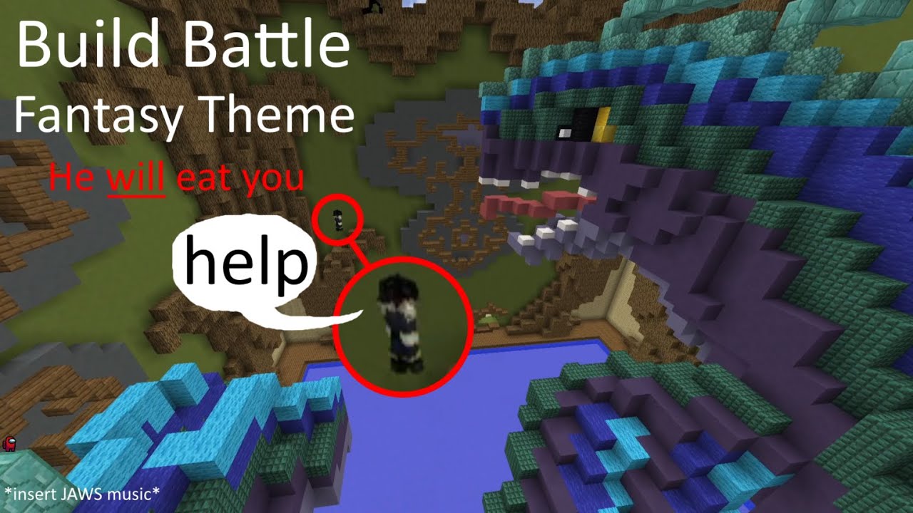 epic fantasy build in hypixel build battle