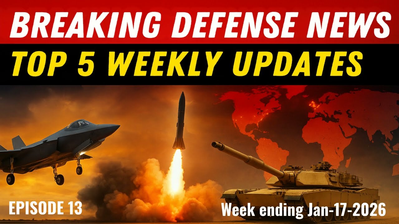 Breaking Defense News: Top 5 Global Military Updates This Week 🔥 | Fighter Jets, Missiles & More!