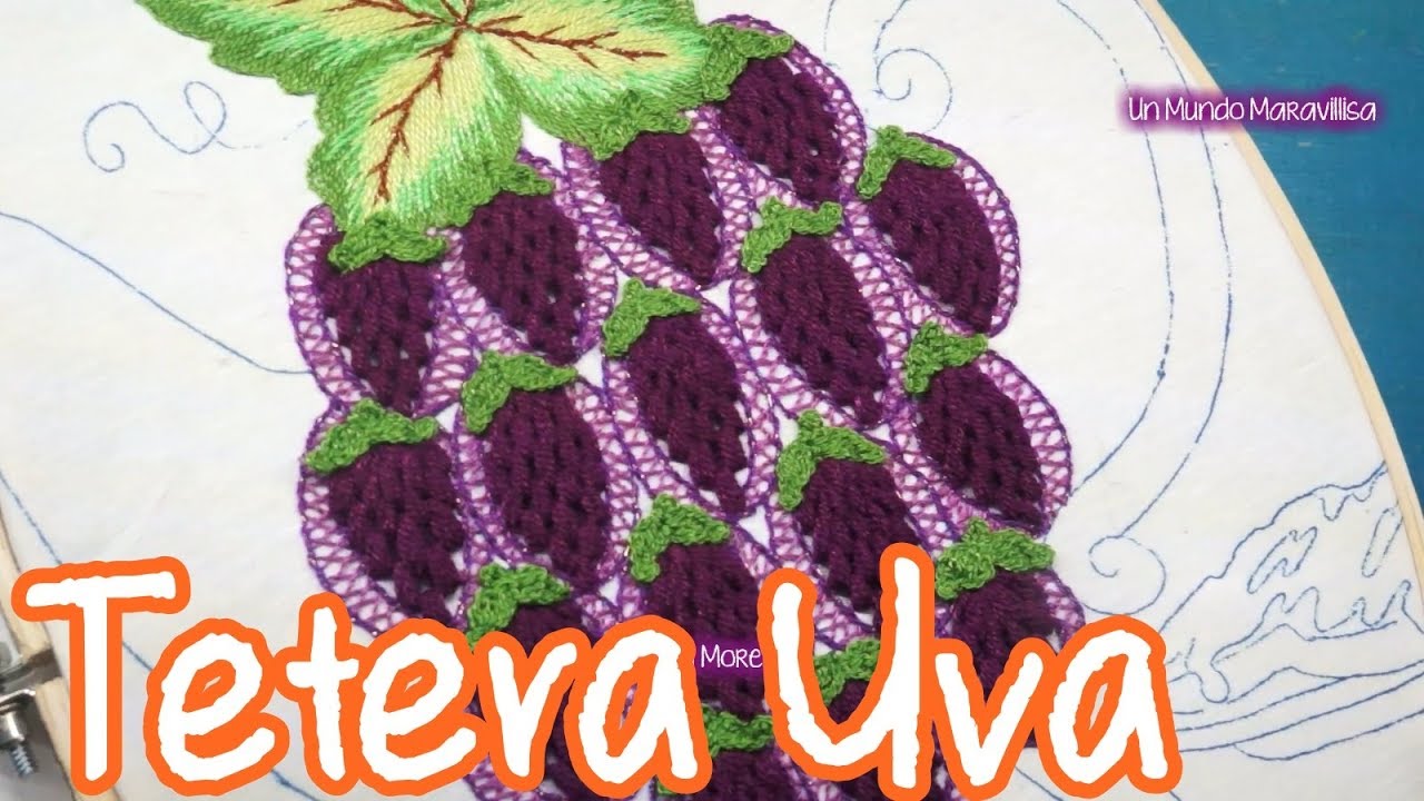[Puntada Fantasía] Tetera Uvas | Un Mundo Maravillisa