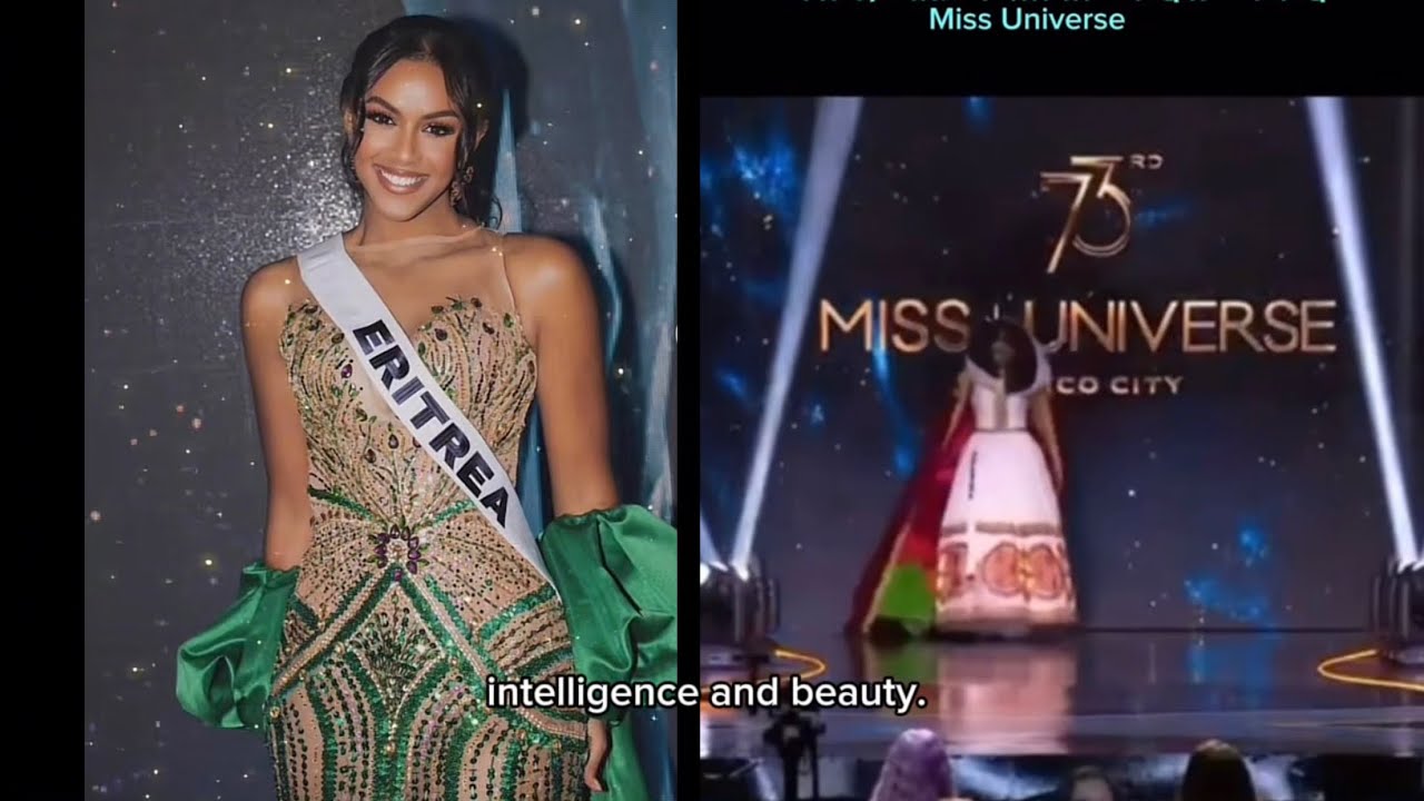 Miss Universe  Snit Tewoldemedhin making Eritreans Proud #Eritrea #missUniverse #2024