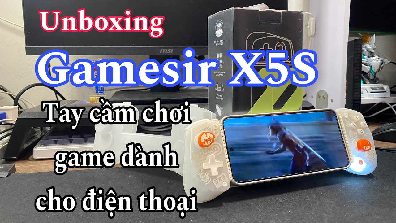 Распаковка контроллера Gamesir X5S Zenless Zone Zero для Android, iOS, Switch и ПК.