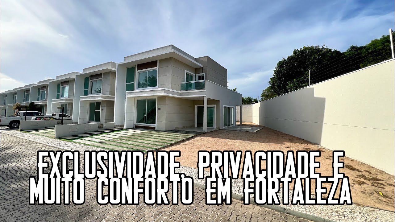 Viver Bem no Carmel Bosque em Fortaleza | Casa de Canto com Quintal Gigante e Projeto Exclusivo
