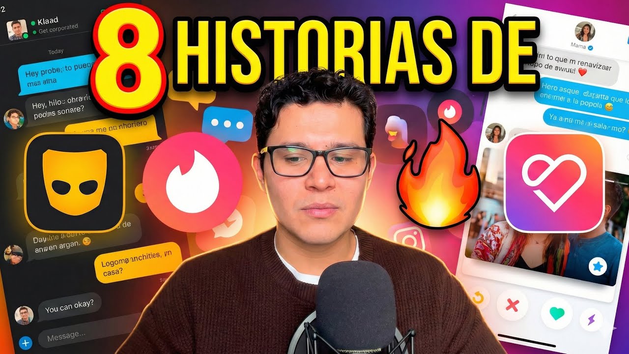 8 Historias de terror apps citas (GRINDR, TINDER, ZOE) | Episodio 32