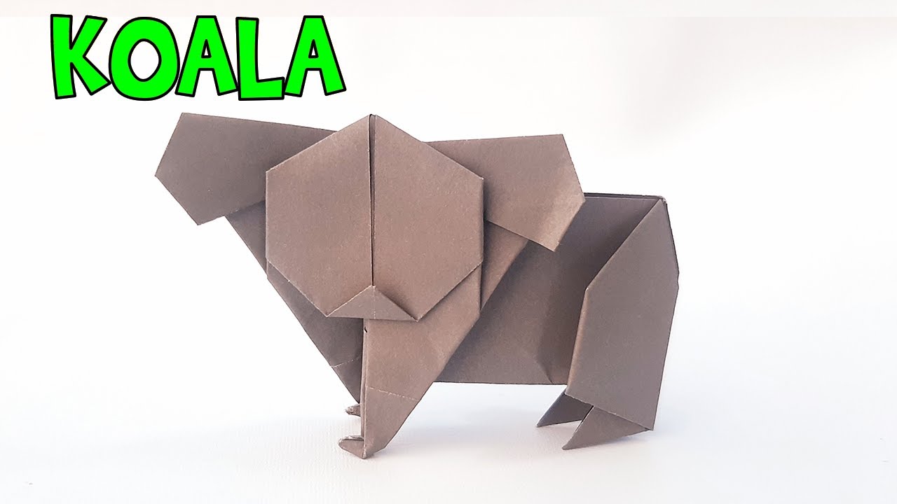 🐨easy koala origami, how to make origami | my denali