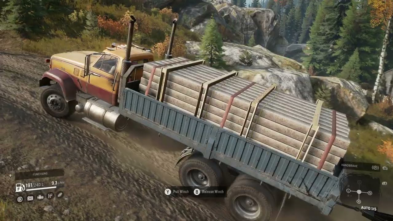 truck road snow runner
