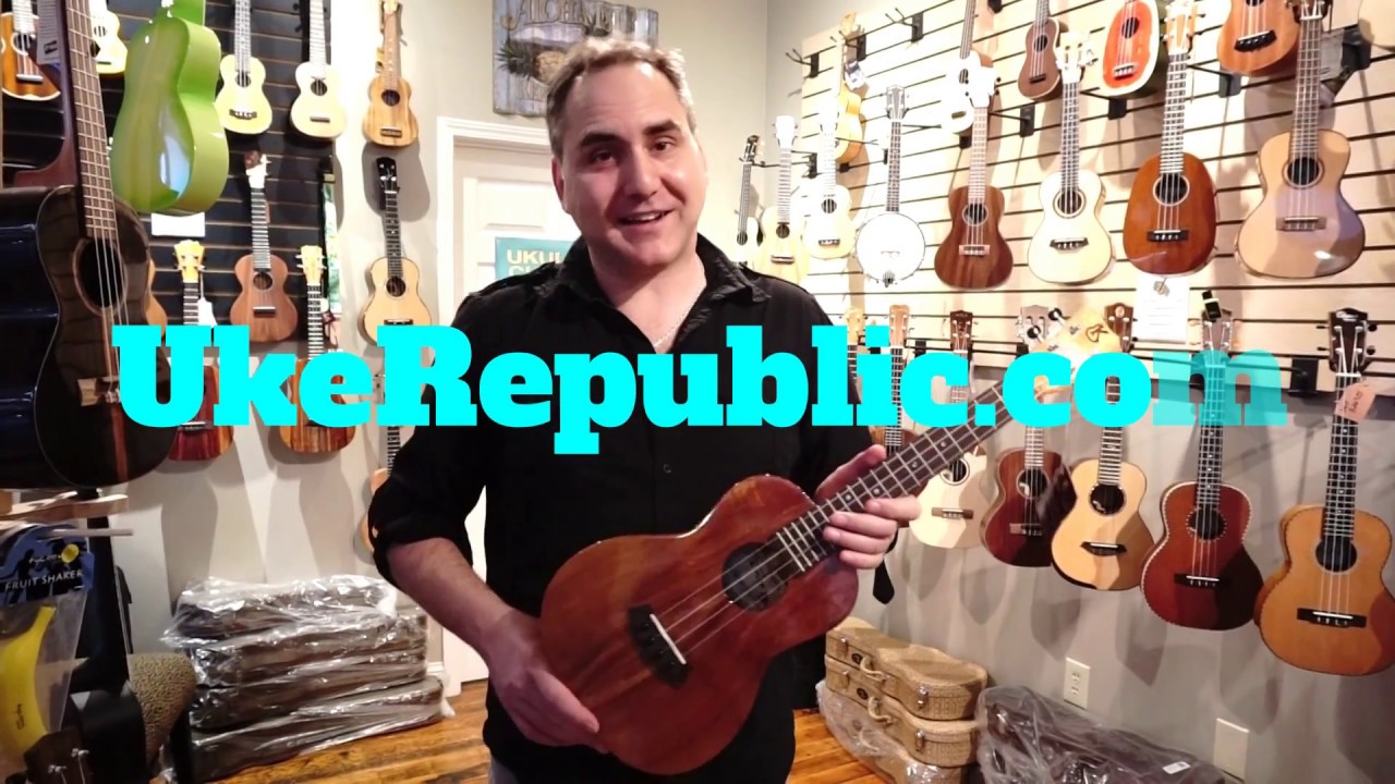 Kanile'a K1-T Hawaiian Koa Gloss Tenor Ukulele Demo by UKE Republic