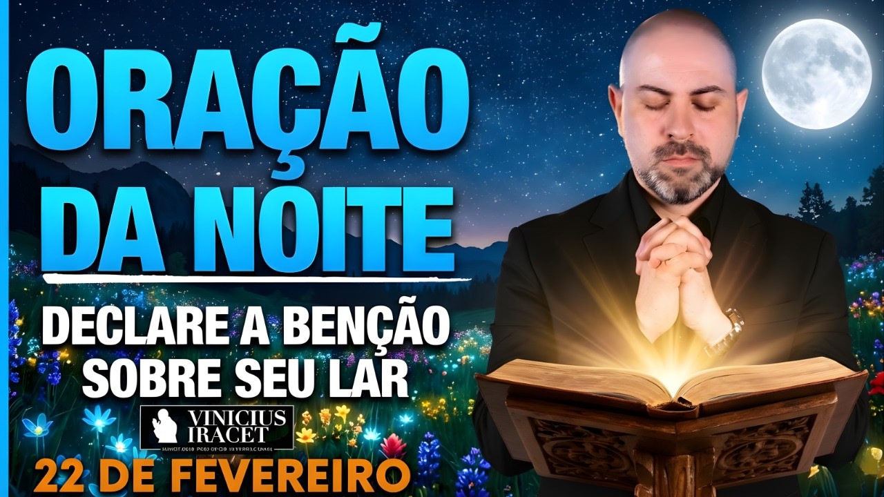 ORAÇÃO DA NOITE DE HOJE- 22 DE FEVEREIRO SALMO 91 DECLARE A BÊNÇÃO PARA SEU LAR #22 Vinicius Iracet: