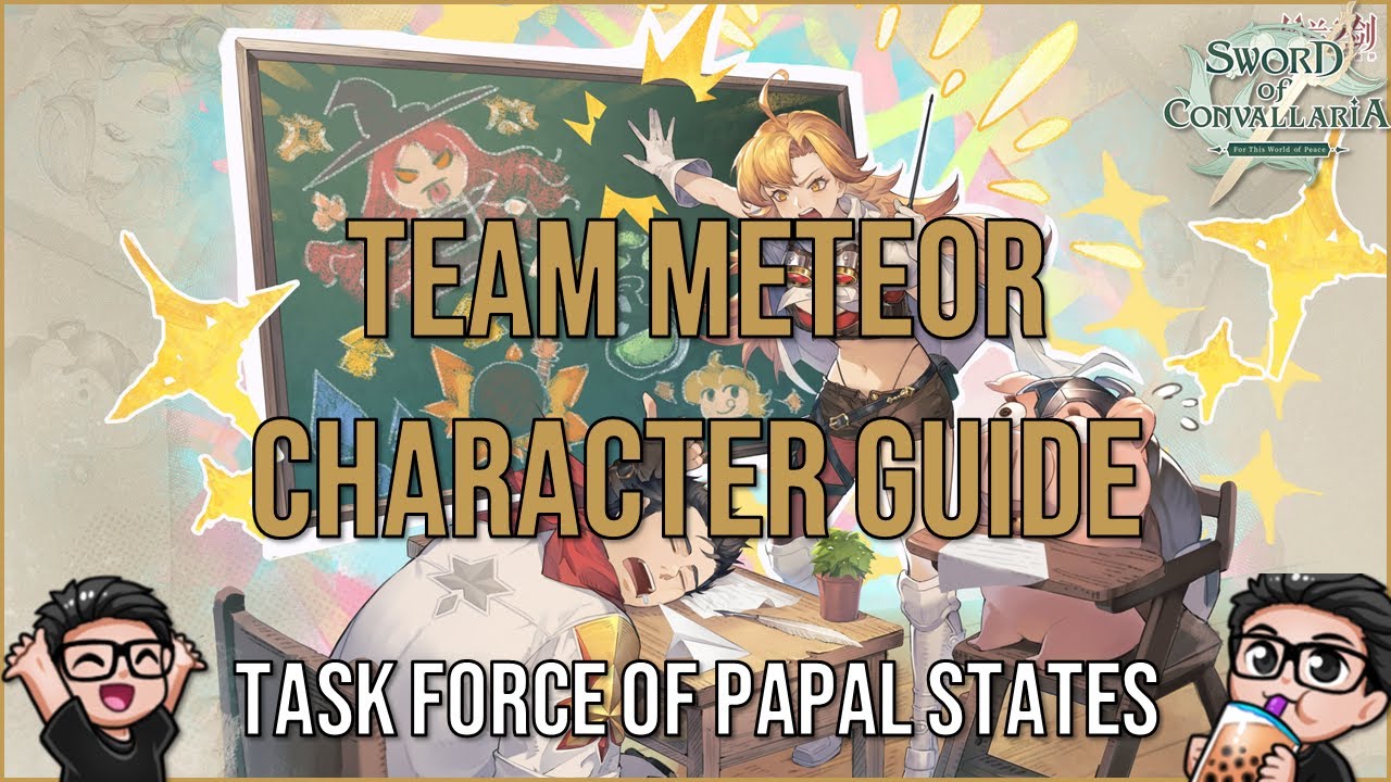 Team Meteor Character Guide | Sword of Convallaria