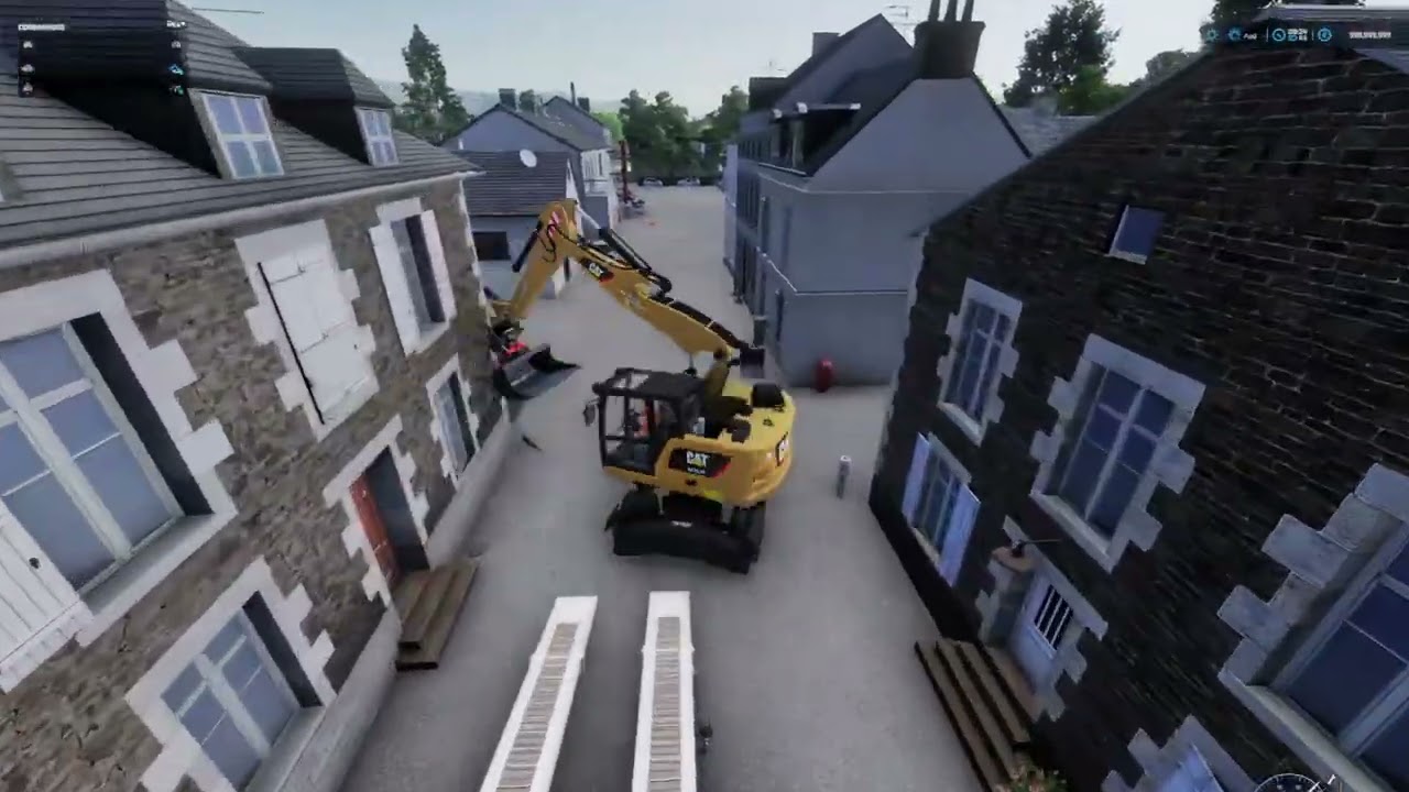TRAVAUX PUBLIC FS22 - Creusage de Tranchée au sein de l'entreprise EIFFAGE