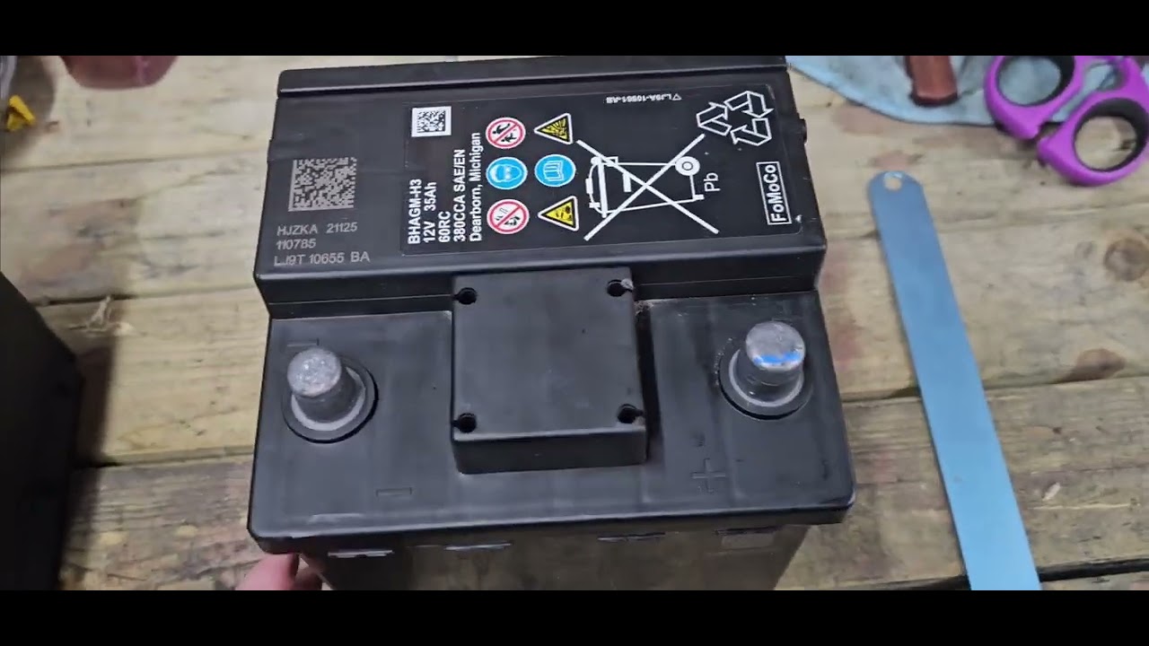 Ford Mustang Mach-E 12v battery upgrade.
