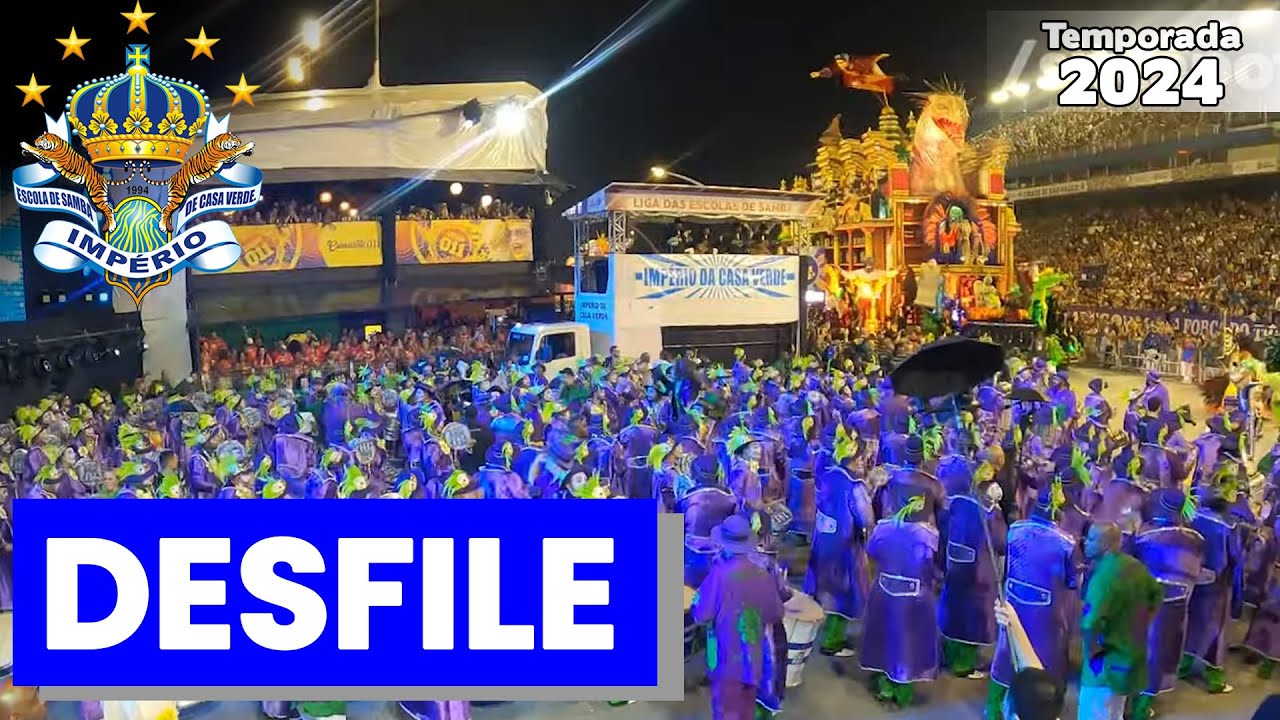 Império de Casa Verde 2025 | Bateria no desfile oficial | Samba ao vivo - #DesfileLIGASP25