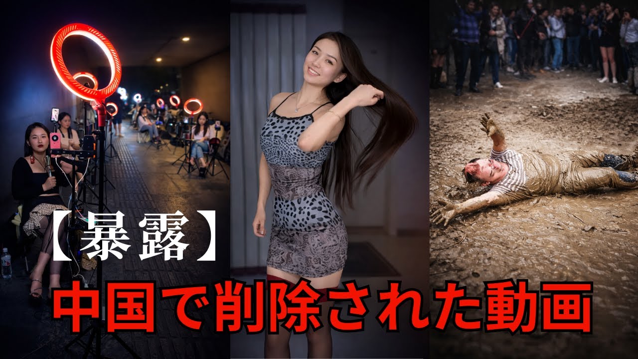 【衝撃】中国SNSから次々と消される動画&hellip;🔥 崩壊する経済、1500万人の若者を飲み込んだ「配信経済」の闇