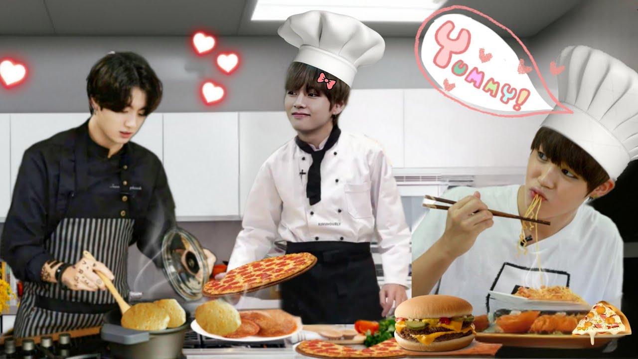 Bts cooking pizza pasta🍕🍝 // part-2