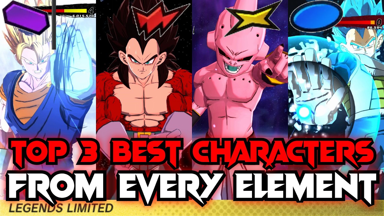 TOP 3 BEST CHARACTERS FROM EVERY ELEMENT 2026 IN DRAGON BALL LEGENDS