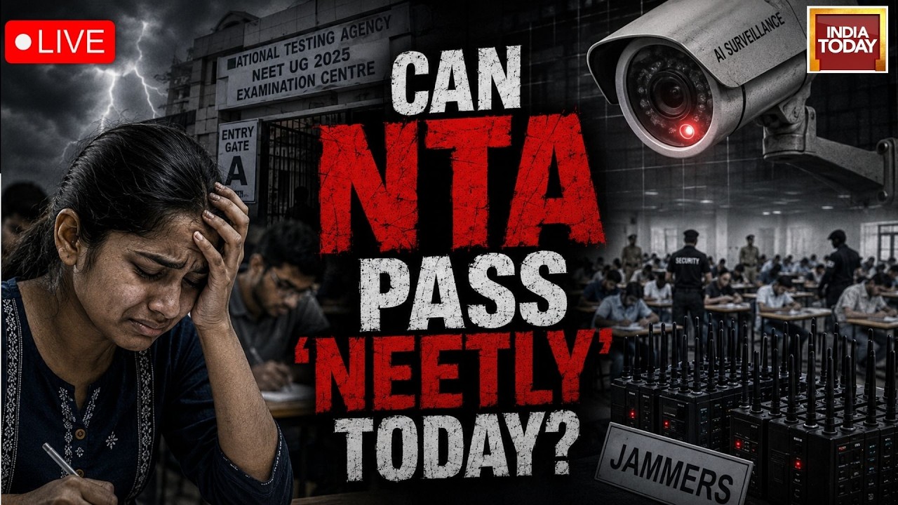 NEET-UG 2026 News LIVE | NEET Re-Exam Today | AI Cameras & Jammers in Action | India Today LIVE