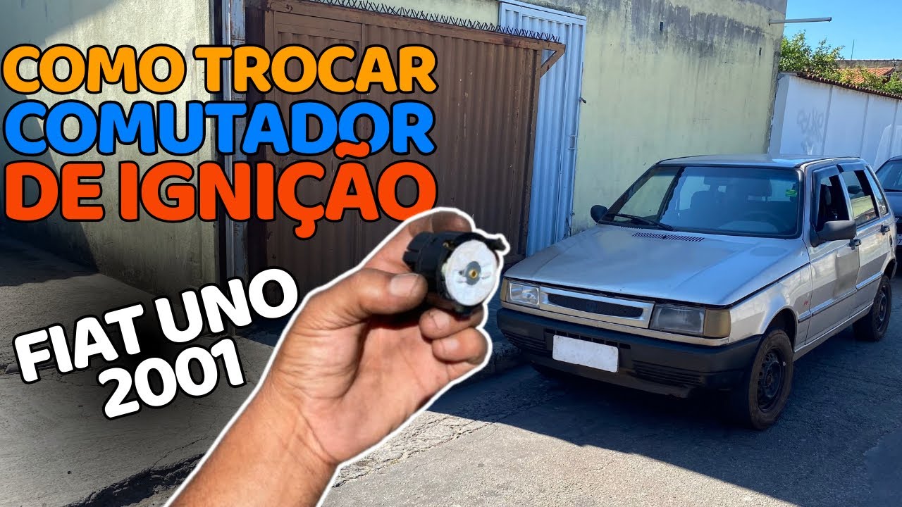 Como trocar comutador de igni&ccedil;&atilde;o do Fiat uno ano 2001