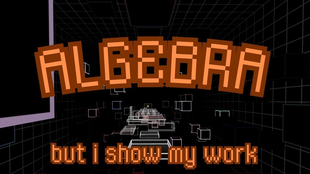 The teacher told me to show my work // ALGEBRA {Extreme} || TRIA.os