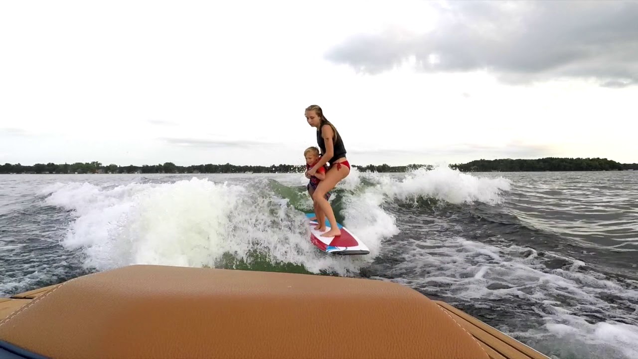 Wakesurfing With Kids