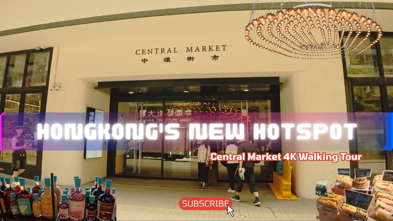 The Best Walk in Hong Kong? 🇭🇰 | Central Market & IFC Mall 4K Walking Tour