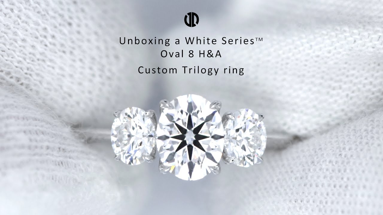 Unboxing the World's first Oval True Hearts & Arrows Engagement Ring