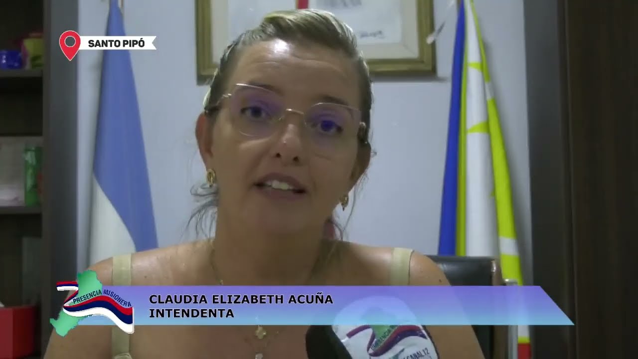SANTO PIPO: ES CONSTANTE EL TRABAJO EN LOS CAMINOS DE TIERRA
