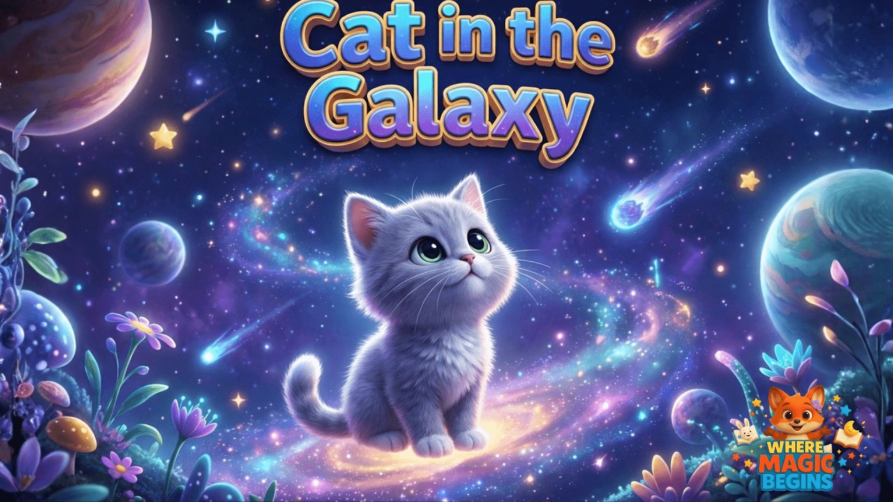 Cat In The Galaxy - Children’s story #bedtimestories #kidsstories