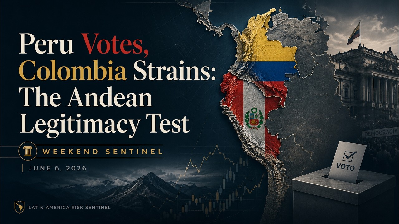 Peru Votes, Colombia Strains: The Andean Legitimacy Test