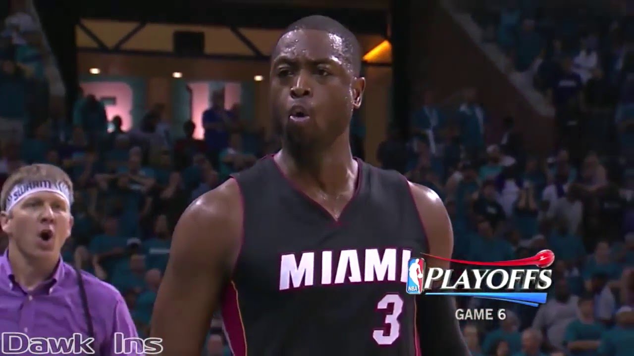 Dwyane Wade Full Highlights 2016 Playoffs R1G6 at Hornets   23 Pts, 6 Rebs, 4 Ast, CLUTCH!