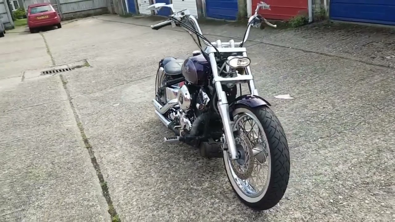 Yamaha xvs650 Bobber - The Purpsbird!