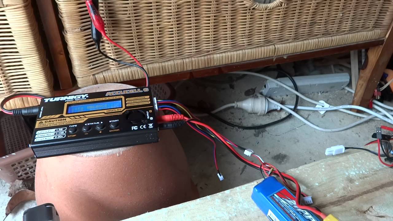 Charging LiFe Tx Battery With Accucell 6 Hobby King