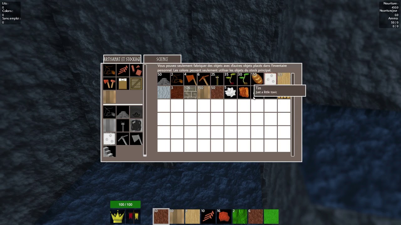 tuto pour trouver les minerais colony survival