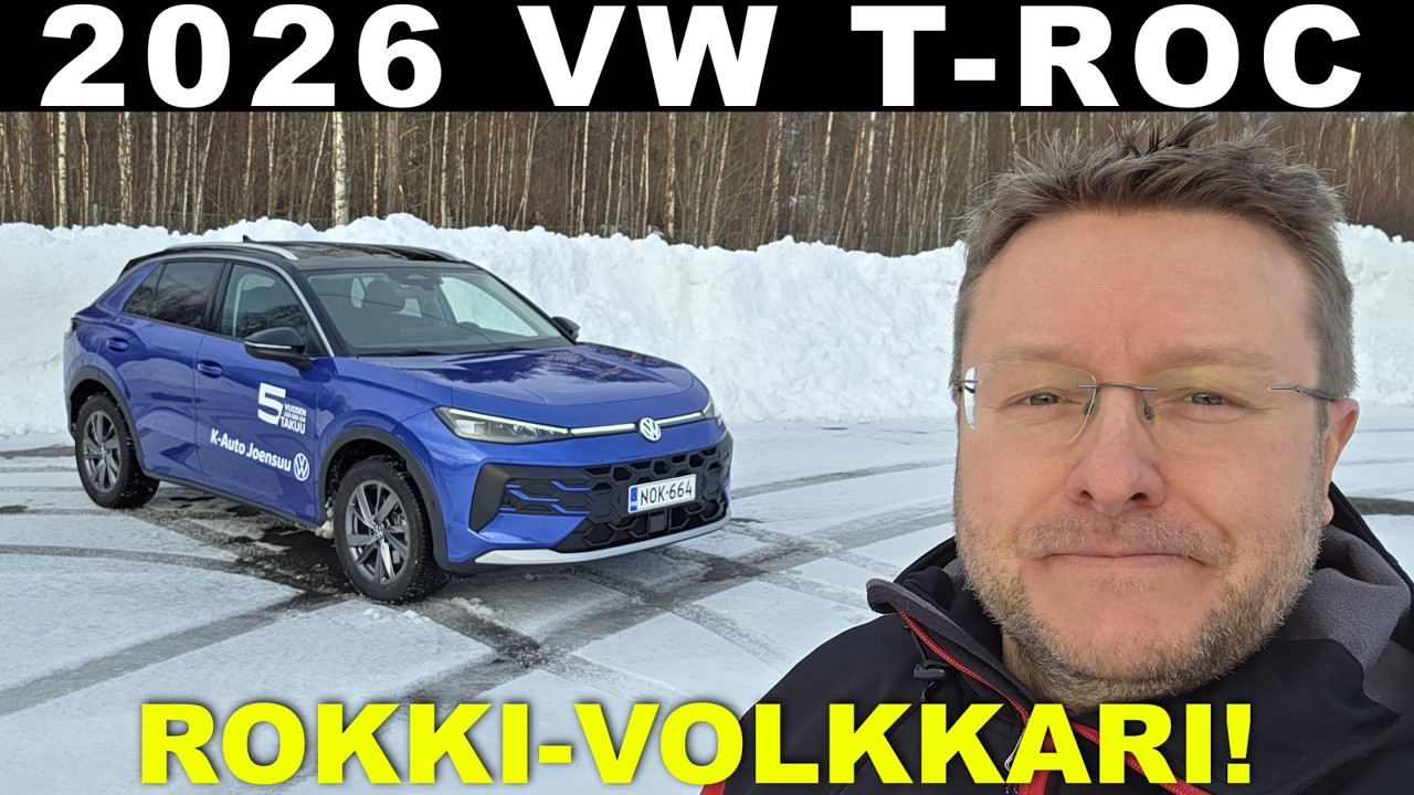 2026 Volkswagen T-Roc koeajo - Rokki-volkkarin toinen sukupolvi