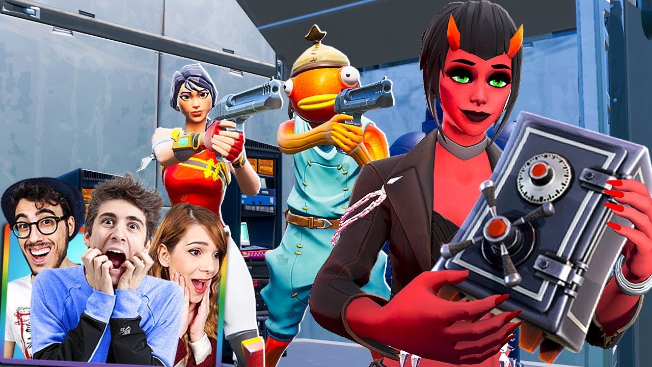 FORTNITE: LA RAPINA IN BANCA IMPOSSIBILE!! w/Two Players One Console & Pietro