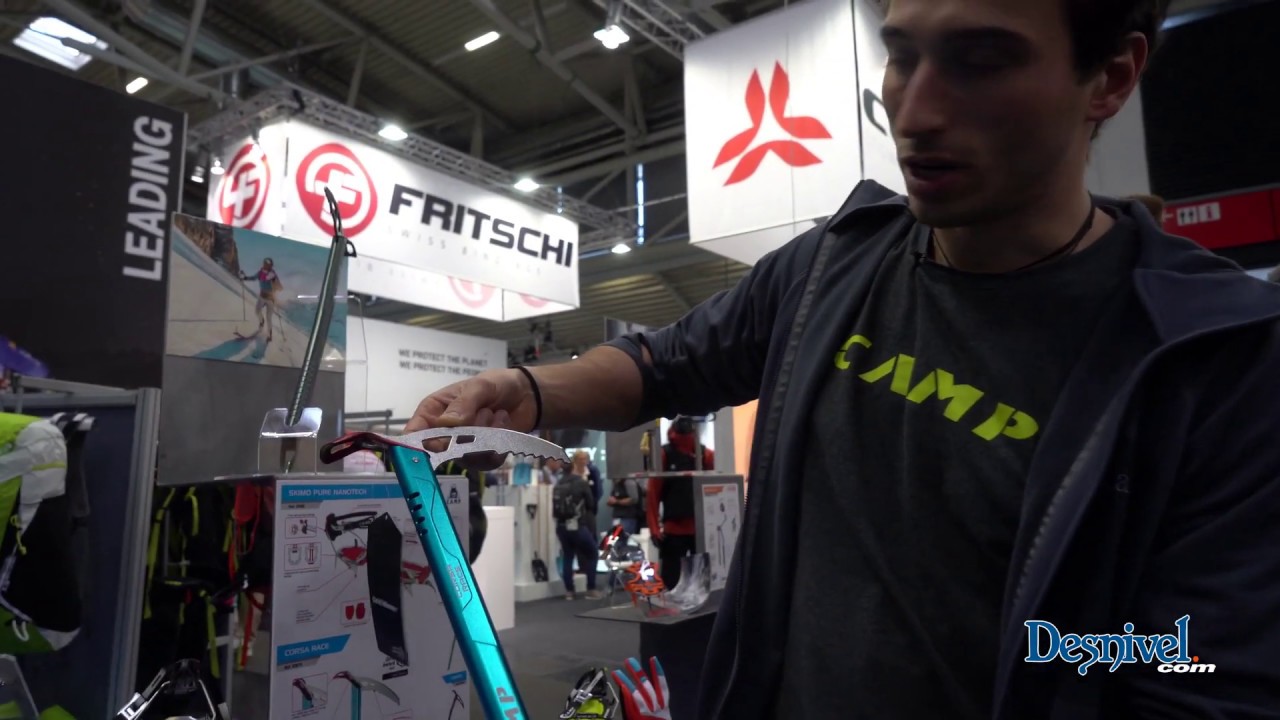 Piolet Corsa Race y crampón Skimo Pure Nanotech de Camp