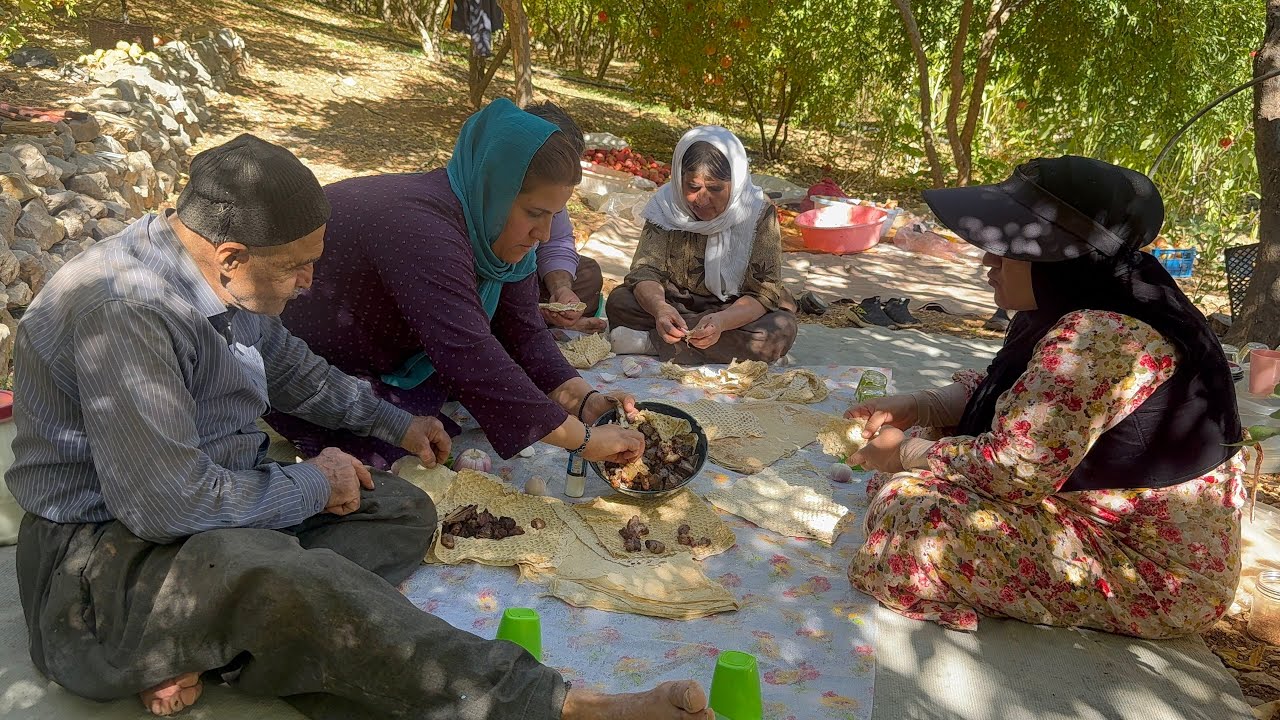 Grandpa's Final Autumn Harvest | A Memory of Love, Pomegranates, and Woodsmoke